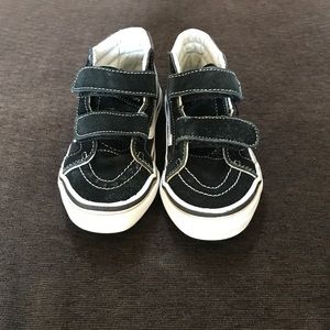 Vans mid tops little boys size 13.